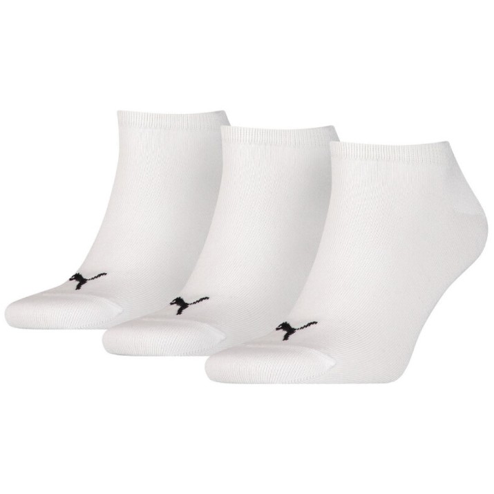 Ciorapi pentru bărbați Puma Unisex Sneaker Plain 3P White 39-42