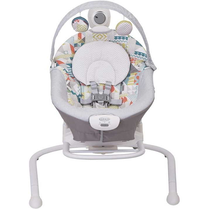 Șezlong pentru bebeluși Graco 2in1 Duet Sway Patchwork