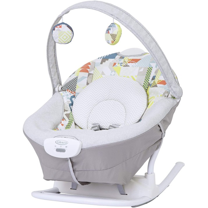 Șezlong pentru bebeluși Graco 2in1 Duet Sway Patchwork