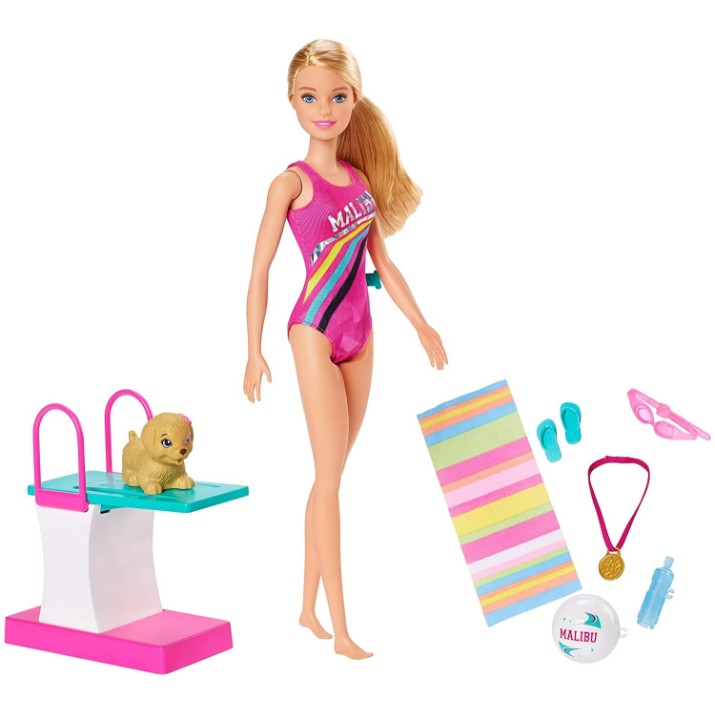 Păpușa Barbie Pool Training (GHK23)
