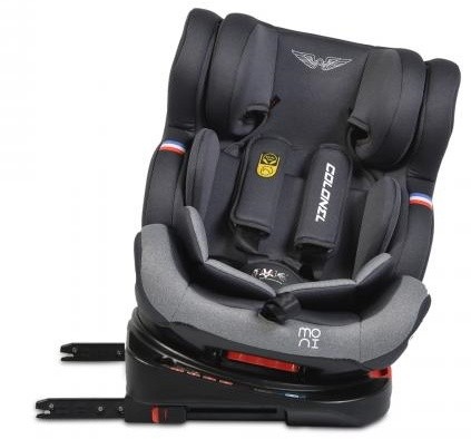 Детское автокресло Moni Colonel Light Grey 