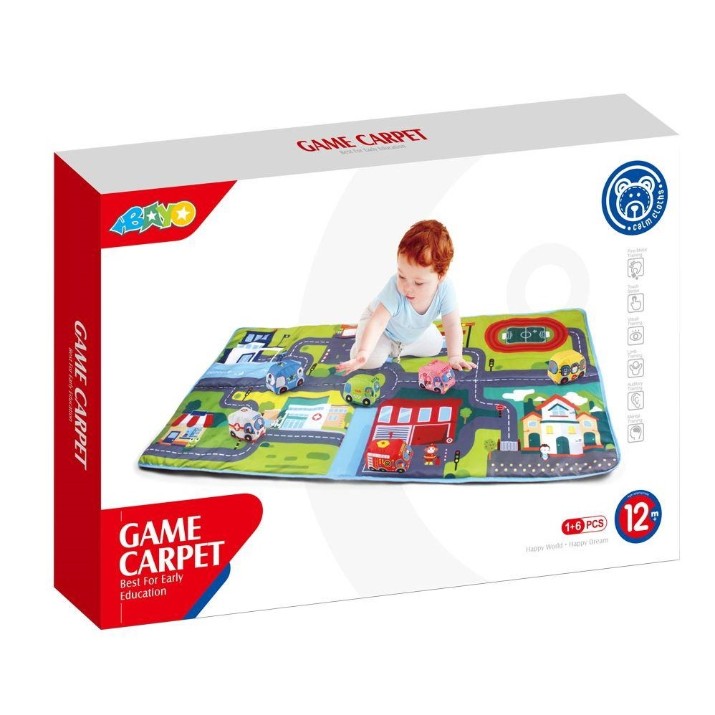 Covor joc pentru copii Baby Mix Bayo Town (41510) 