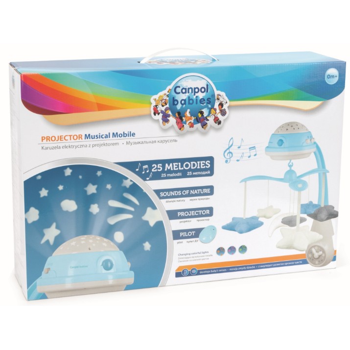 Carusel pentru pătuc Canpol Babies (75/100) Blue
