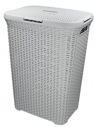 Корзина для белья Curver Natural Style 60L Gray (228330)