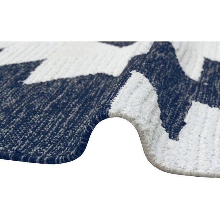 Covor Eko Hali Afro Kilim 01 Navy White 1.20x1.80m