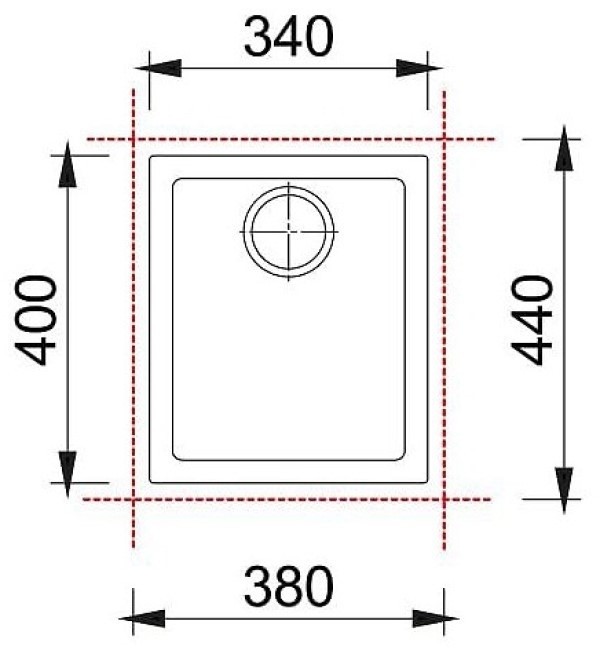 Chiuvetă de bucătărie Plados One ON4110IT NS N1 Pure White