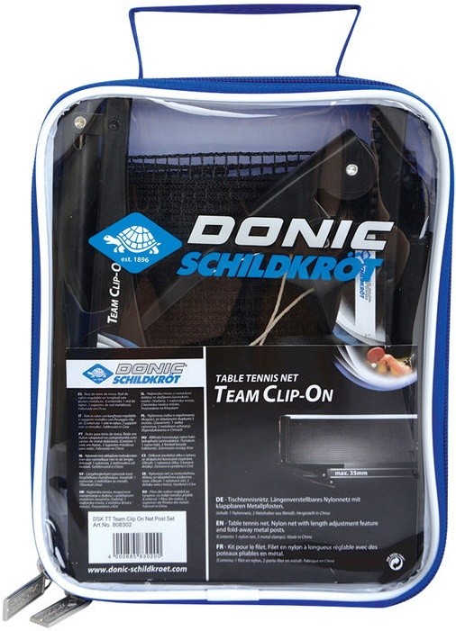 Plasă de tenis de masă Donic Team Clip On 808302