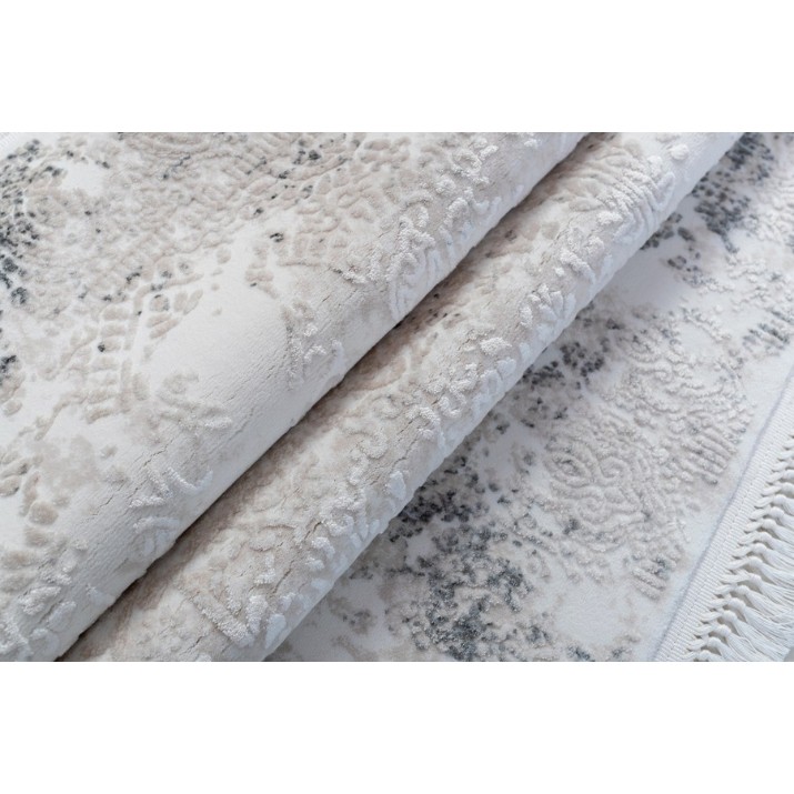 Covor Made in Turkey Aysil Grey (1717B_A1434) 1.00x3.00m