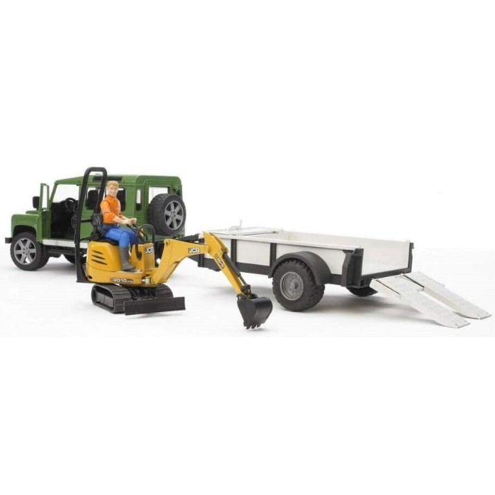 Set de mașini Bruder Land Rover Defender Station Wagon (02593)