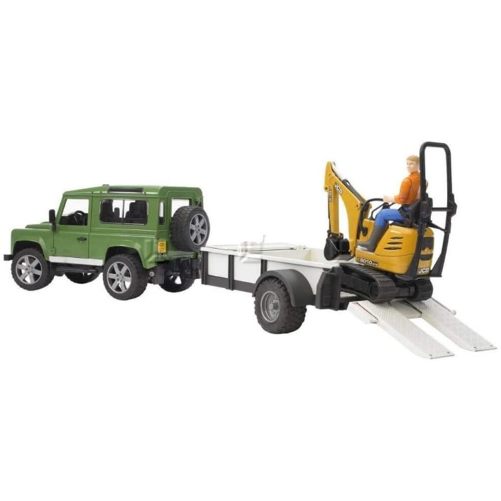 Set de mașini Bruder Land Rover Defender Station Wagon (02593)