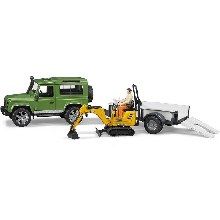 Set de mașini Bruder Land Rover Defender Station Wagon (02593)
