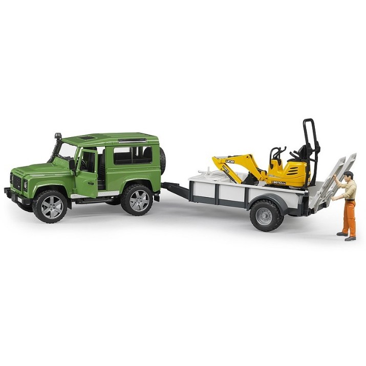 Set de mașini Bruder Land Rover Defender Station Wagon (02593)