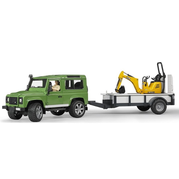 Set de mașini Bruder Land Rover Defender Station Wagon (02593)