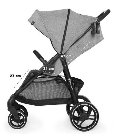 Коляска Kinderkraft Grande City Gray