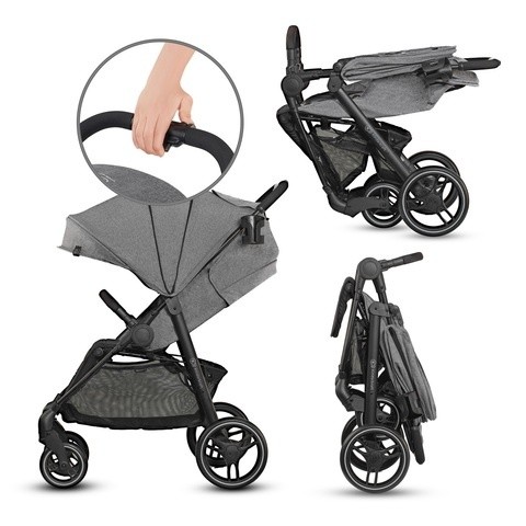 Коляска Kinderkraft Grande City Gray