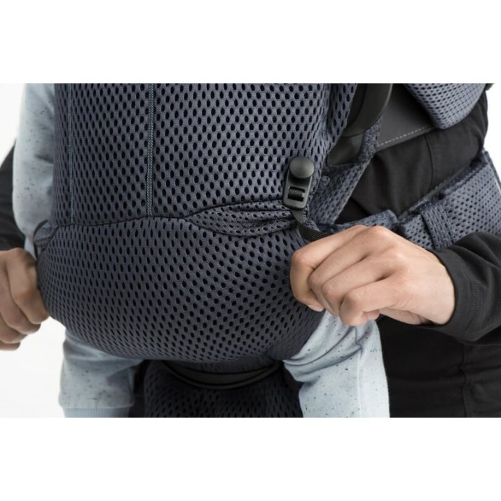Marsupiu pentru copii BabyBjorn Move Anthracite 3D Mesh (099013E1)