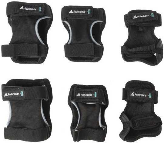 Protecție role Rollerblade Skate Gear 3 Pack L Black (069P0100100)