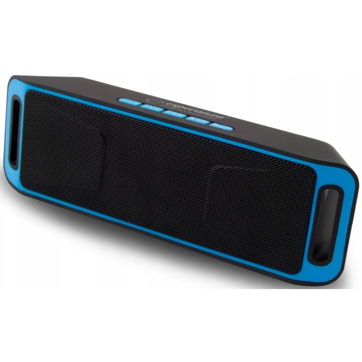 Boxă portabilă Esperanza Folk Black/Blue (EP126KB) 