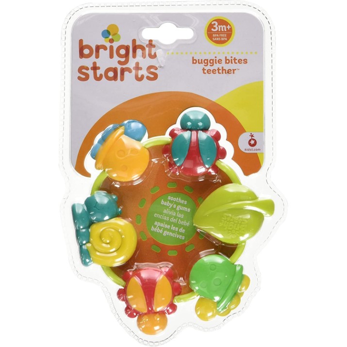 Inel gingival Bright Starts Buggie Bites (52040)