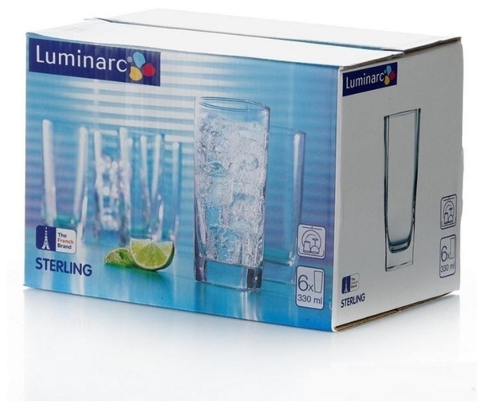 Набор стаканов Luminarc Sterling 330ml (H7666/53460) 6pcs