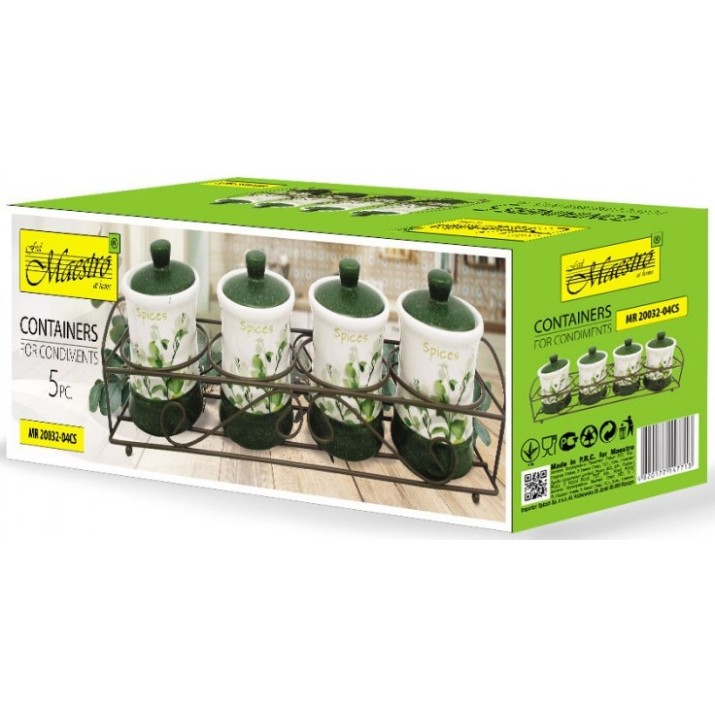 Set pentru condimente Maestro MR-20032-04CS