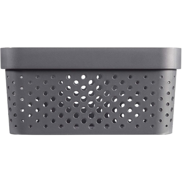 Корзина для хранения Curver Infinity Recycled 11L Antracit (245679)