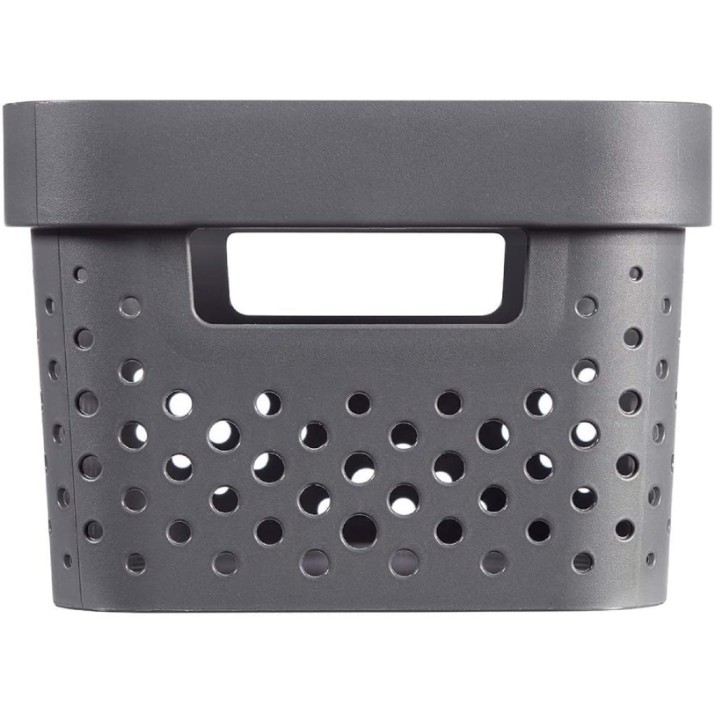 Корзина для хранения Curver Infinity Recycled 11L Antracit (245679)