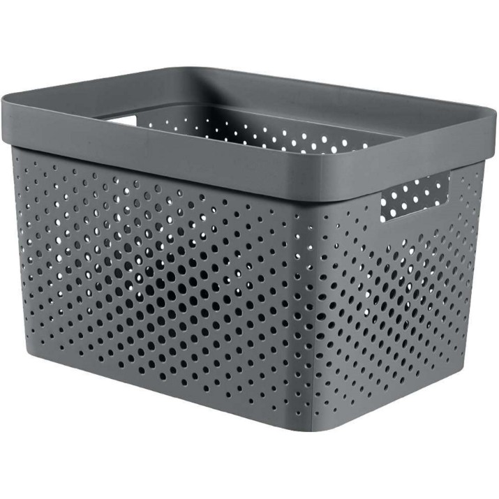 Корзина для хранения Curver Infinity Recycled 17L Antracit (245661)