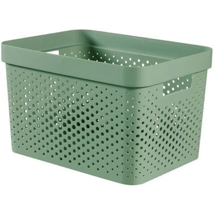 Корзина для хранения Curver Infinity Recycled 17L Green (245855)