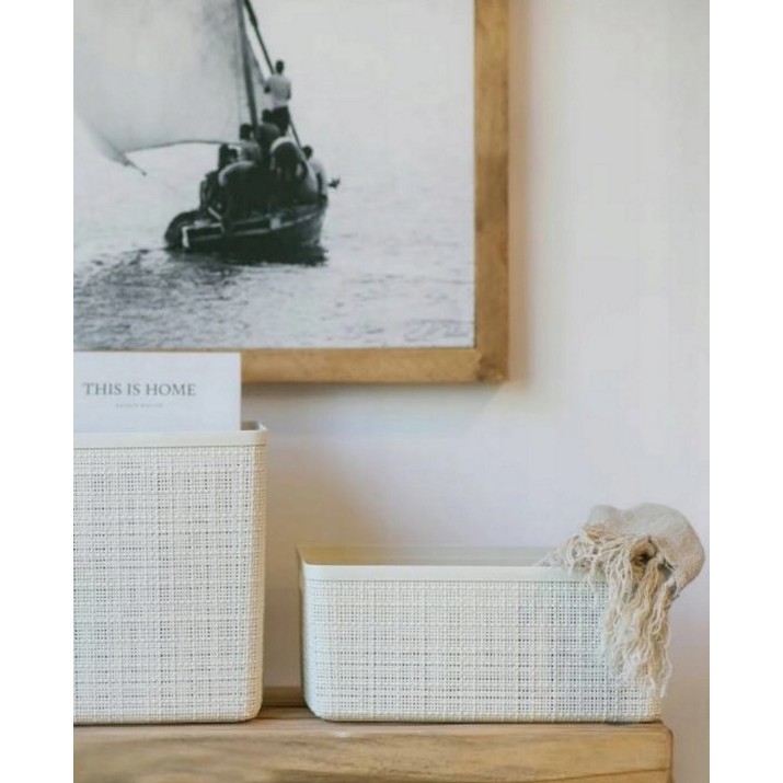Корзина для хранения Curver Jute M Cream (245371)