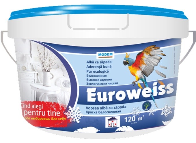 Vopsea Modem Euroweiss 7kg