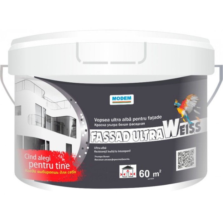 Краска Modem Ultraweiss 14kg