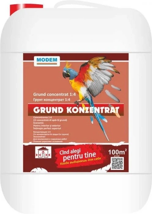 Грунтовка Modem GRUND Konzentrat 10L
