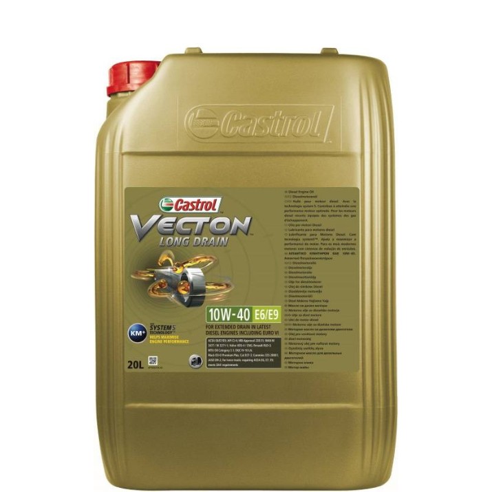 Моторное масло Castrol Vecton Long Drain Е6/Е9 10W-40 20L