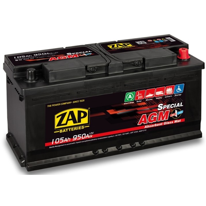 Acumulator auto Zap AGM (605 02)