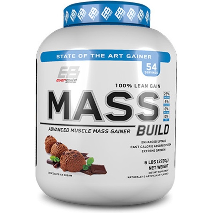 Gainer EverBuild 100% Mass Build 2720g Chocolate