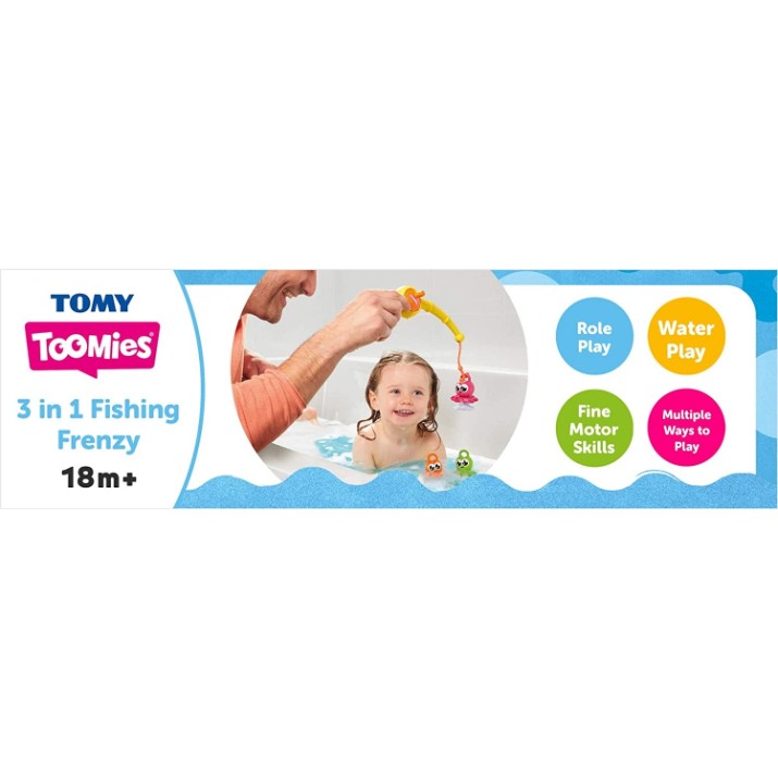 Jucărie pentru apă și baie Tomy 3in1 Fishing Frenzy (E73103)