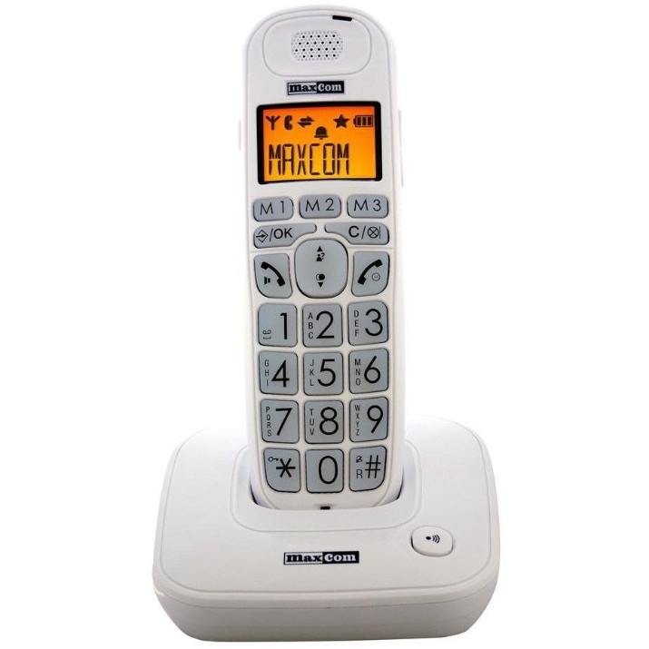 Беспроводной телефон Maxcom MC6800 Big Button White