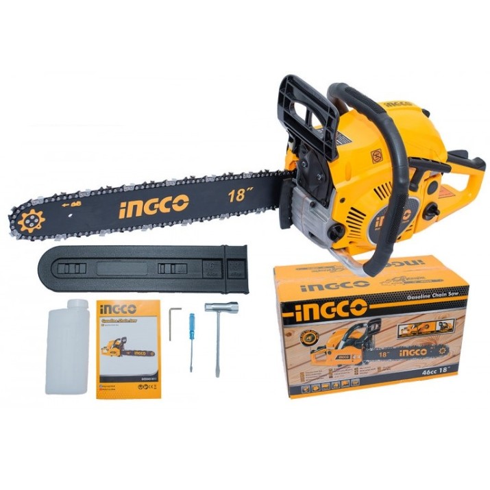 Ferăstrău cu lanţ pe benzină Ingco GCS5451811