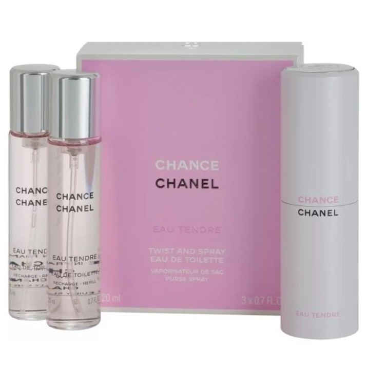 Парфюм для неё Chanel Chance Eau Tendre EDT Spray 3x20ml
