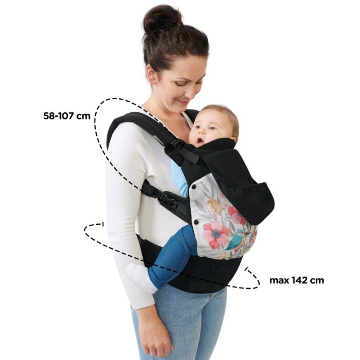 Marsupiu pentru copii Kinderkraft Huggy Freedom