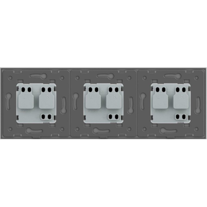 Priză Livolo VL-C7C3EU-15 Gray