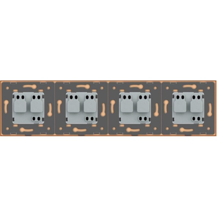 Розетка Livolo VL-C7C4EU-13 Gold