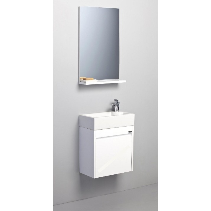 Шкаф с умывальником Orka Yedisu 45 White (06095)