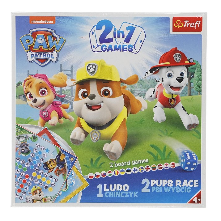 Joc educativ de masa Trefl Paw Patrol: Ludo/Pups race (01896)
