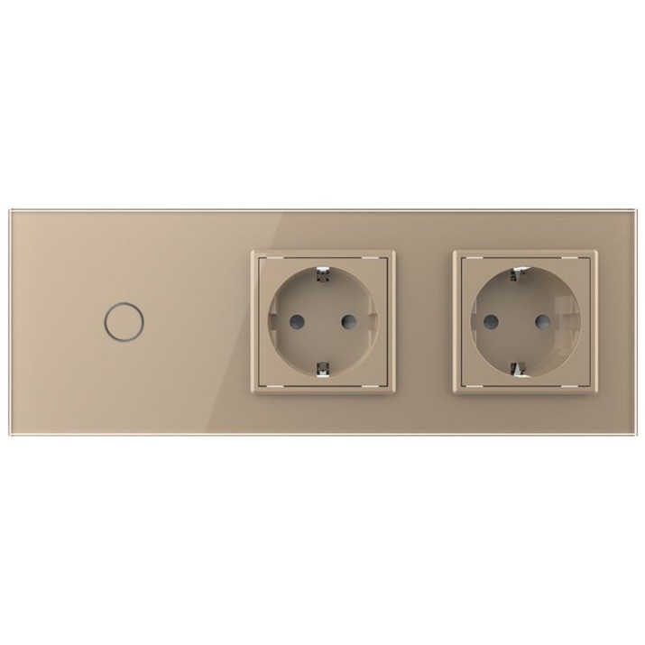 Выключатель Livolo VL-C701/C1EU/C1EU-13 Gold