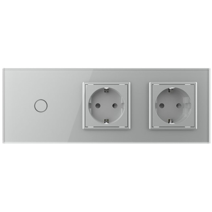 Выключатель Livolo VL-C701/C1EU/C1EU-15 Gray