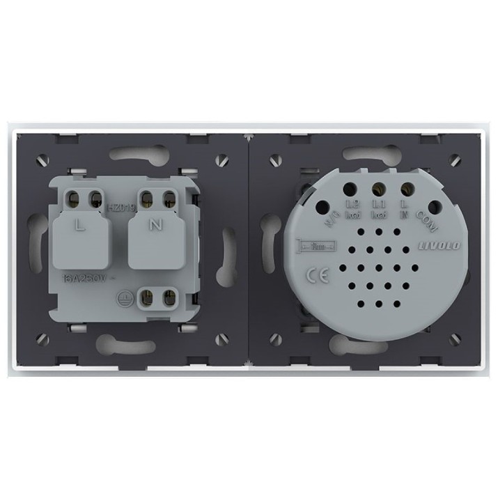 Выключатель Livolo VL-C701/C1EU-11 White