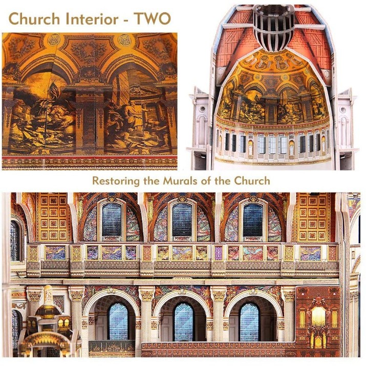 3D-puzzle CubicFun St.Pauls Cathedral (MC270h)