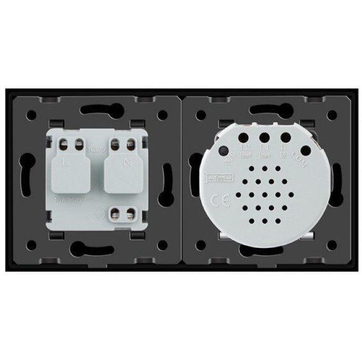 Intrerupator Livolo VL-C702/C1EU-12 Black